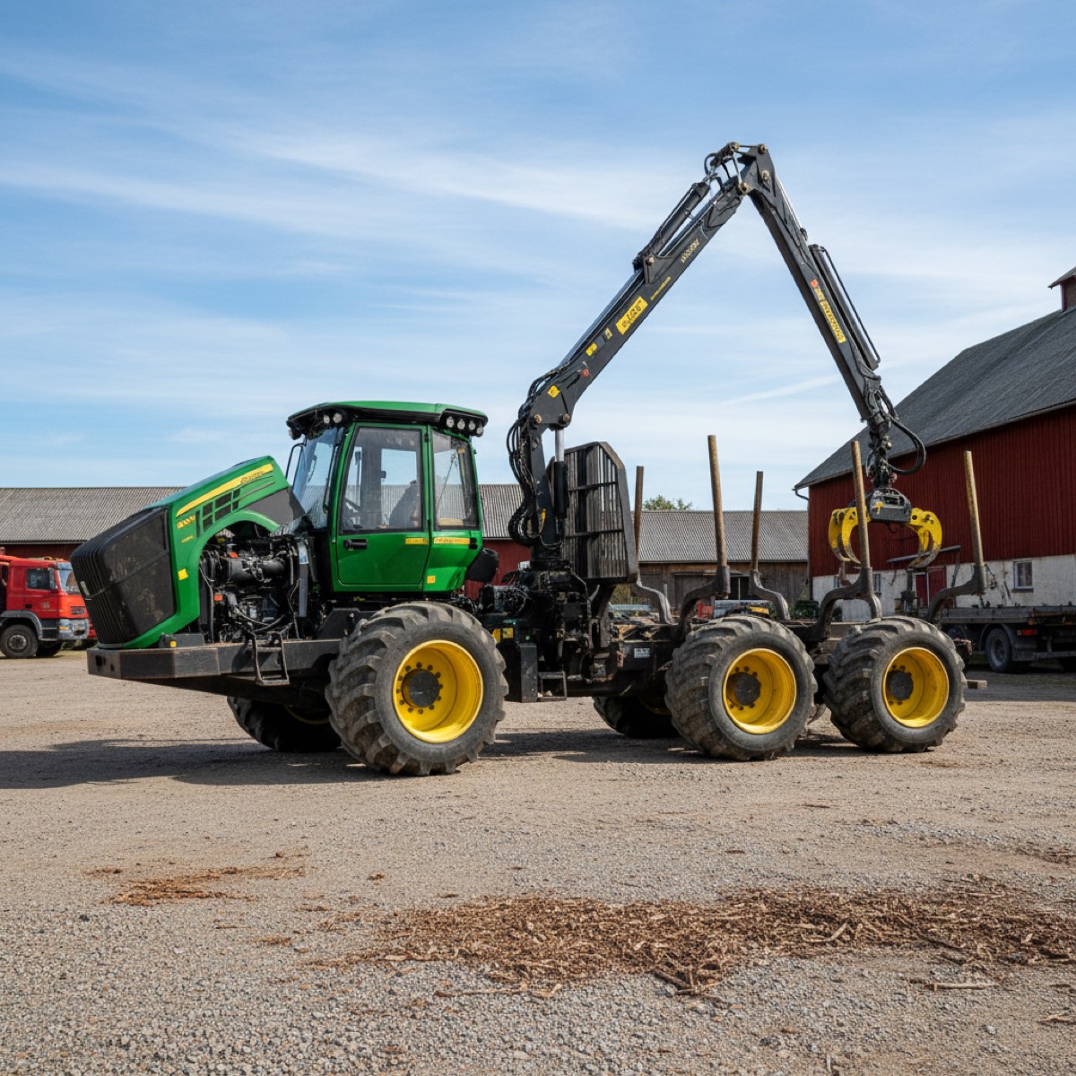 Forwarder John Deere 1510G, Motorschaden
