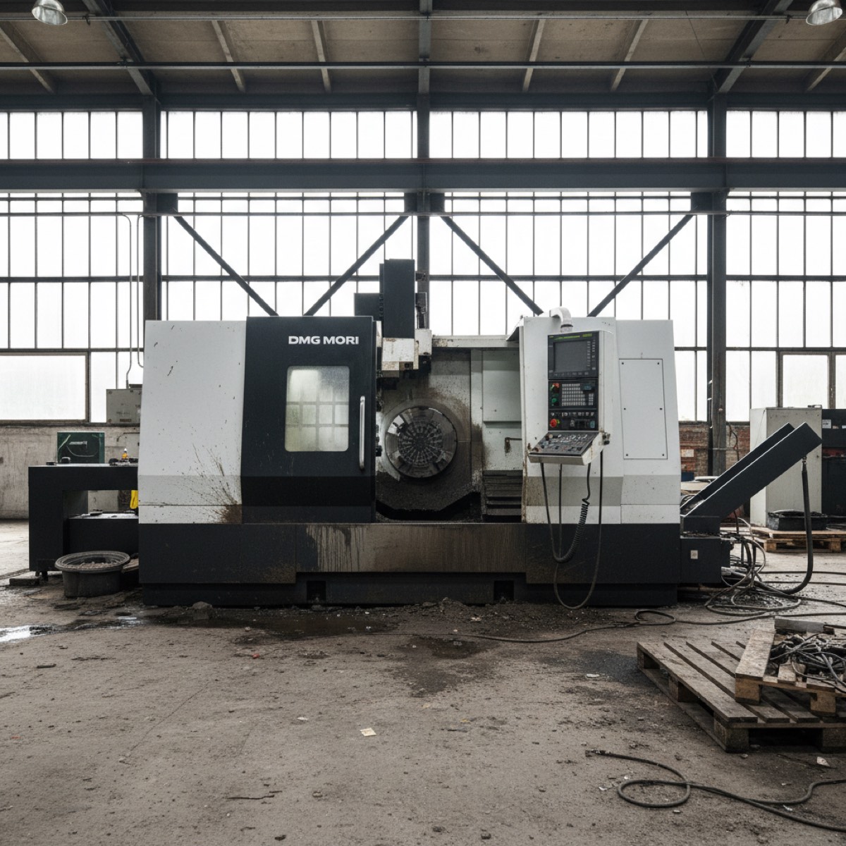 CNC-Drehmaschine DMG Mori NLX 2500, Wasserschaden