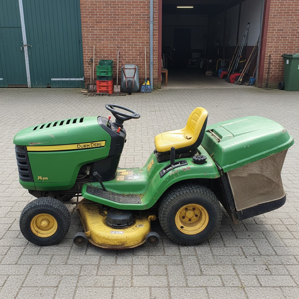 Aufsitzmäher John Deere X950R, Verschleiß